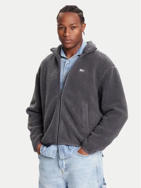 Geacă de blugi Tommy Jeans gri