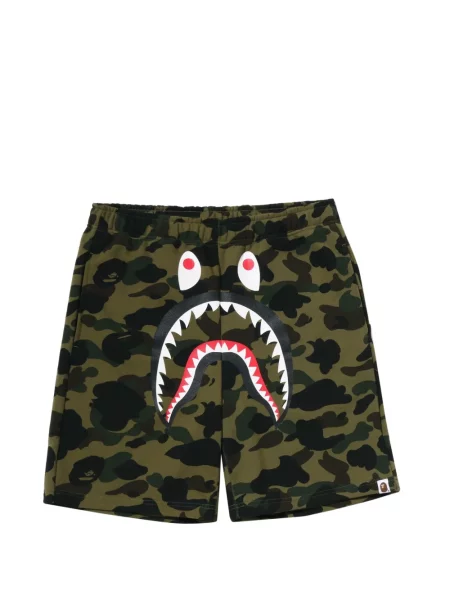 Terepmintás rövidnadrág A Bathing Ape® nyomtatás zöld