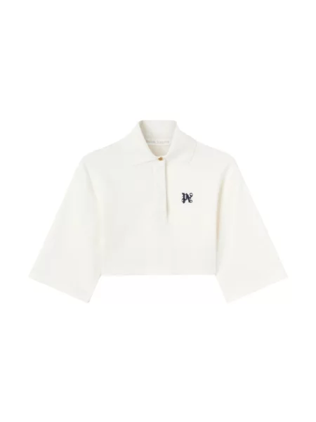 Crop top Palm Angels biały