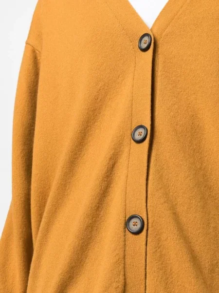 Cardigan Paula din cașmir portocaliu