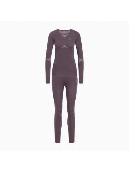 Női termikus fehérnemű szett ODLO Fundamentals Performance Warm ridge. Méret: XS szürke
