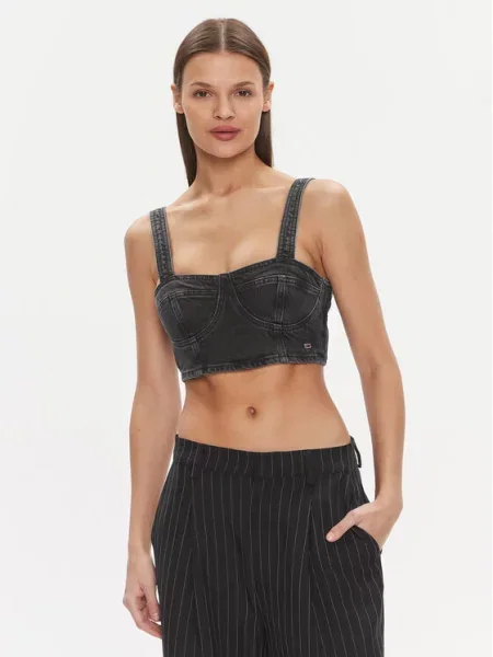 Top Tommy Jeans czarny