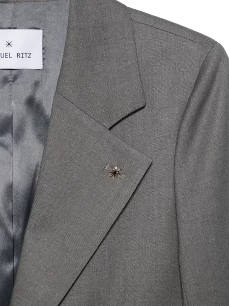 Sacou Manuel Ritz cu autograf gri