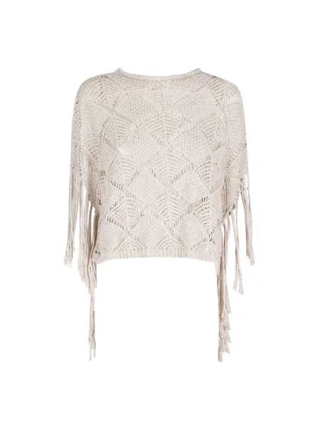 Bluzka Antonelli Firenze z cekinami beżowa