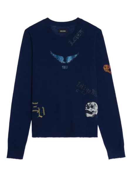 Pulover Zadig&voltaire de cristal albastru