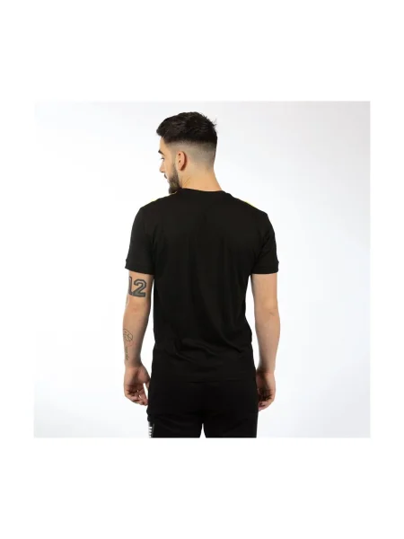 Póló Emporio Armani autogrammal fekete