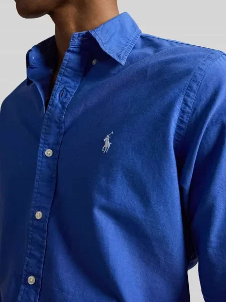 Koszula casualowa o kroju regular fit z czystej bawełny Polo Ralph Lauren niebieska