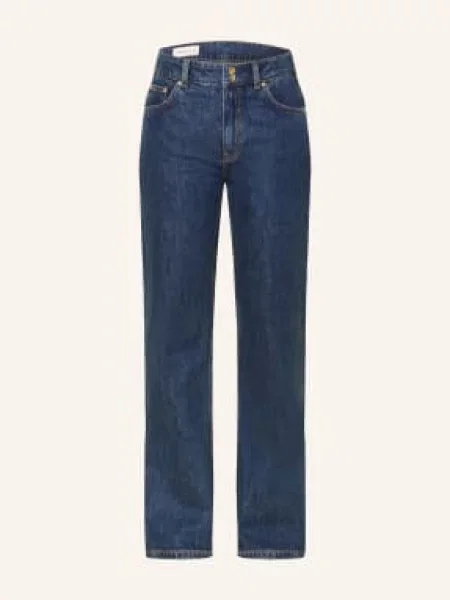 Gant Rovné Džíny dark blue worn in modré