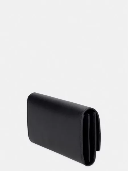 Tommy Hilfiger Portofel Th Modern Large Flap Wallet negru
