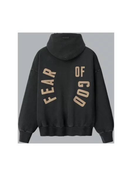 Bluza z kapturem Fear Of God klasyczna czarna