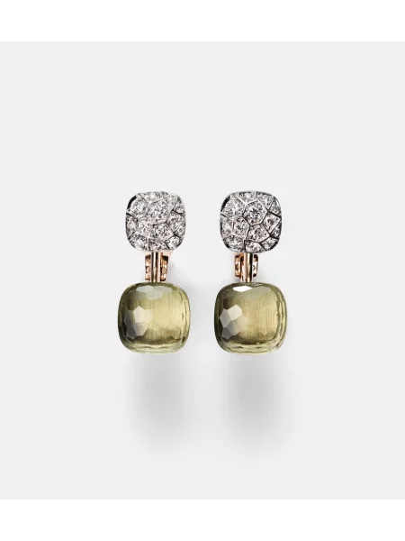 Cercei Pomellato alb