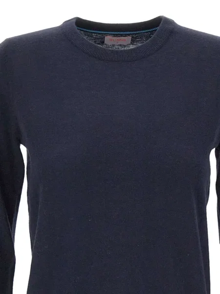 Pulover Sun68 cu decolteu rotund albastru