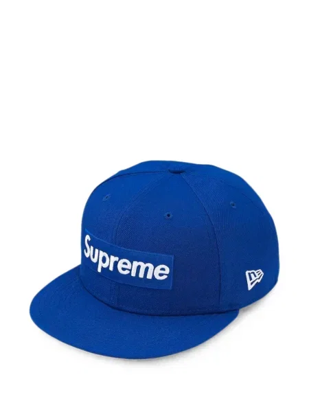 Șapcă Supreme cu autograf albastru