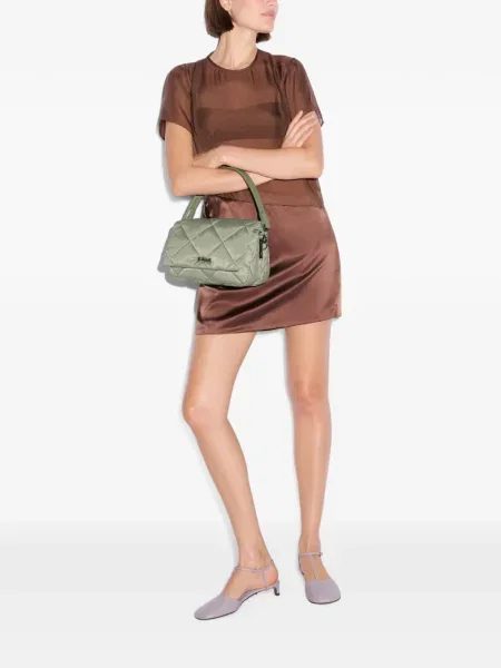 Matlasat geanta crossbody Mz Wallace verde