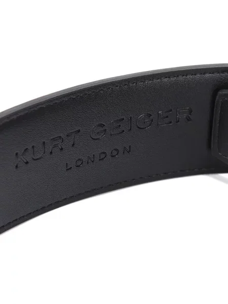Kurt Geiger London колан дамски от кожа Kensington черно