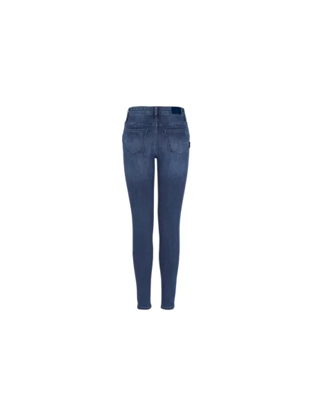 Skinny jeansy skinny Armani Exchange niebieskie