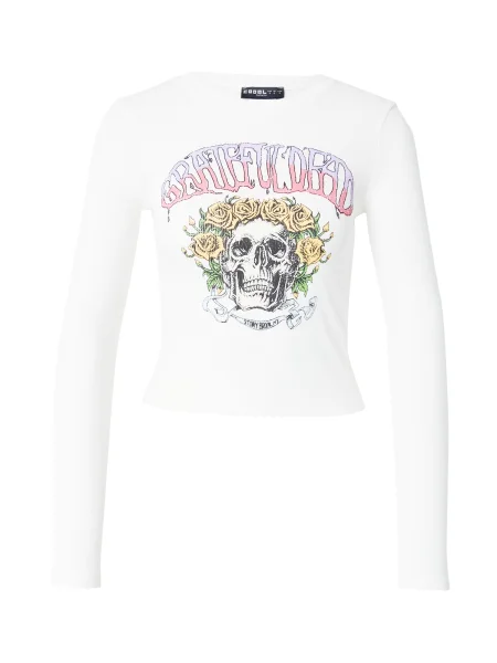 DeFacto Tricou galben / lila / negru alb