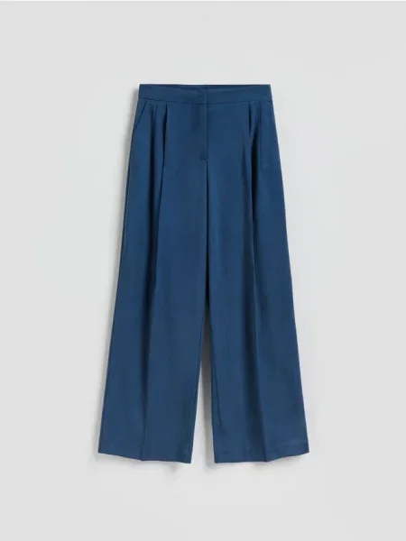 Pantaloni Reserved albastru