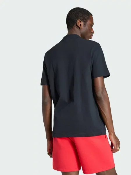Поло Adidas черное