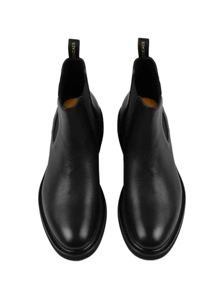 Botine chelsea Doucal's cu imagine negru