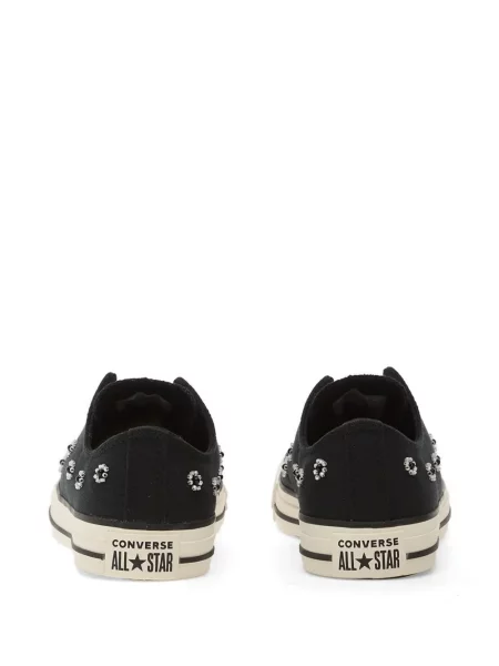 Tenisice Converse Chuck Taylor All Star s uzorkom srca s printom od brušene kože smeđa