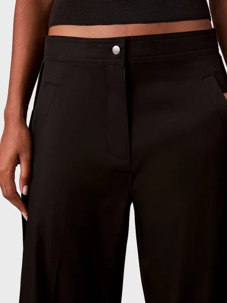 Брюки Calvin Klein Jeans в полоску черные