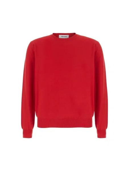 Sweter Tonywack wełniany czerwony