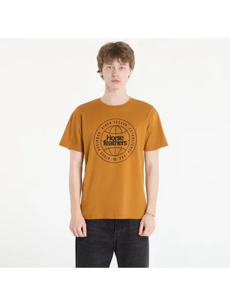 Tricou Horsefeathers Global T-Shirt Pumpkin L