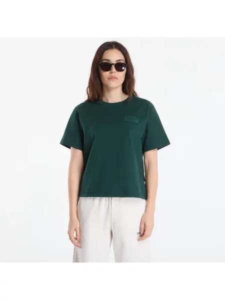 T-shirt New Balance Athletics Premium Logo Hip Length Relaxed T-Shirt Nordic Green L πράσινο