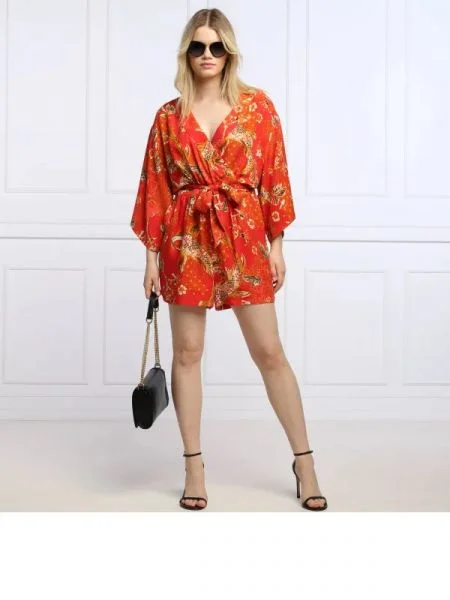 Superdry Salopetă roșu