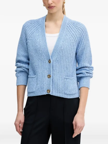 Cardigan Oui albastru