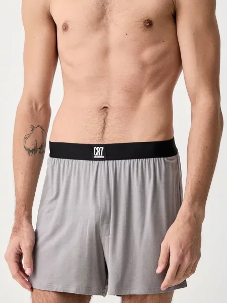 Férfi boxer nadrág Trunk Modal 2 pack multicolour. Méret: M fekete