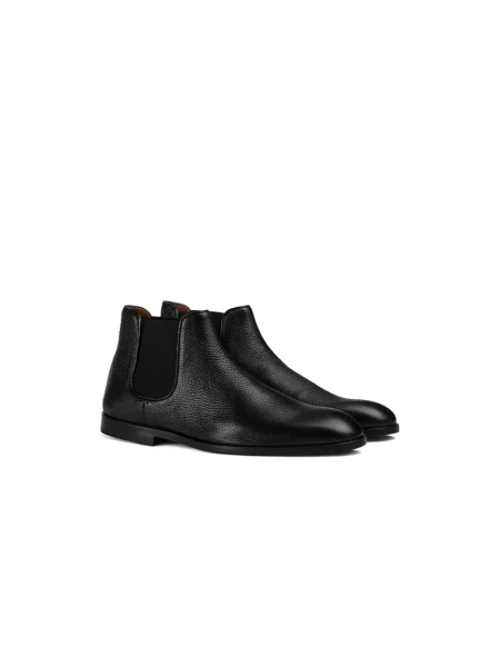 Buty do kostki Doucal's skórzane czarne