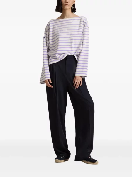 Polo Polo Ralph Lauren z twillu do kolan plisowane żółte