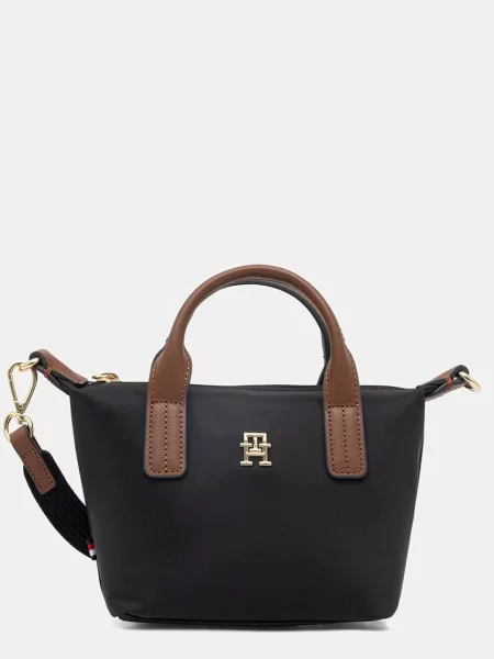 Geantă shopper Tommy Hilfiger negru
