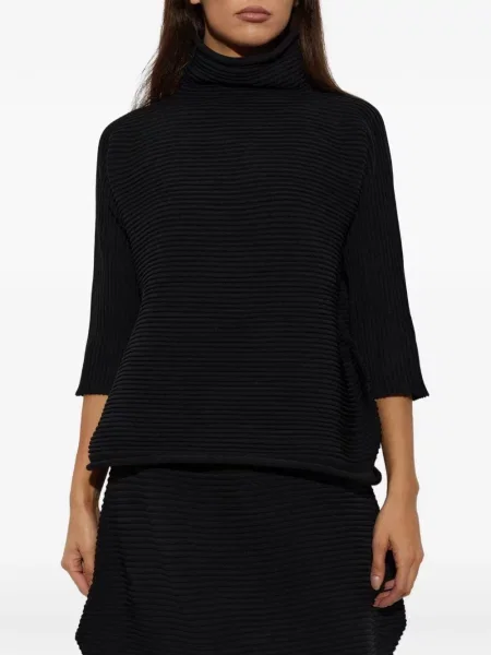 Bluză Pleats Please Issey Miyake negru