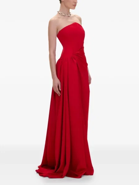 Rochie maxi V:pm Atelier fără bretele roșu