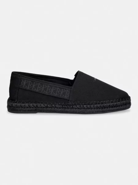 Calvin Klein Espadryle Espadrille Webbing Cv czarny