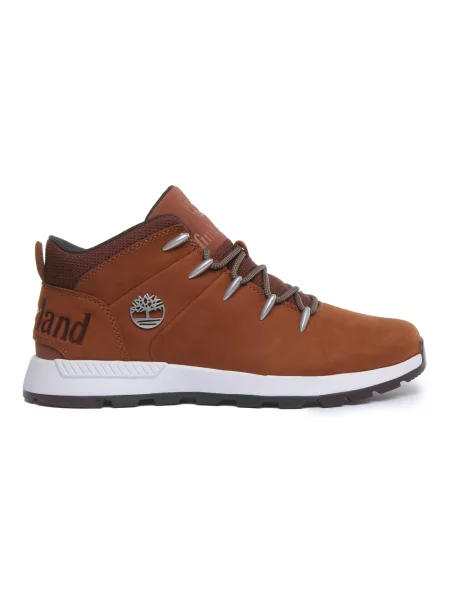 Botki Timberland skórzane brązowe