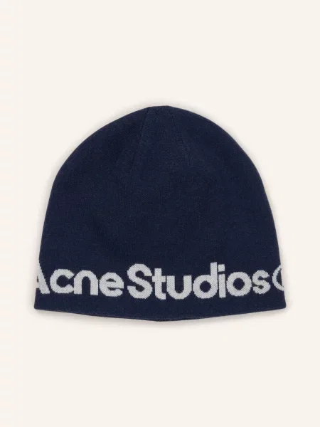 Acne Studios Czapka blau biała