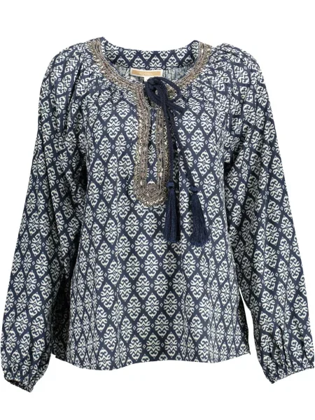 Dolgo srajca Kocca z dolgimi rokavi modra