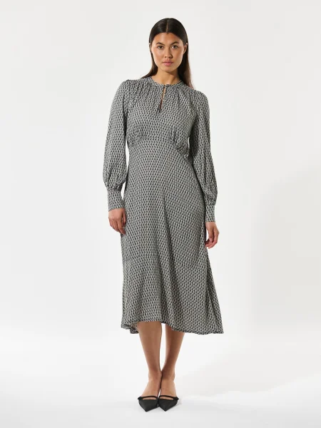 Dea Kudibal Rochie Rumer albastru deschis / gri negru