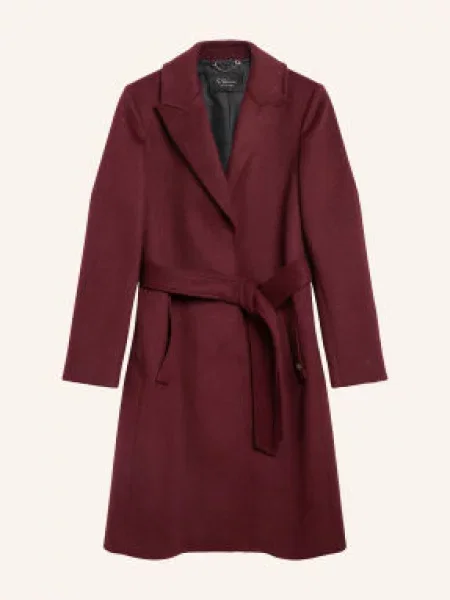 S.Oliver Black Label Kabát fuchsiová černý
