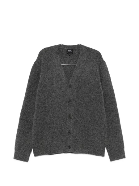Cardigan A.p.c. tricotate gri
