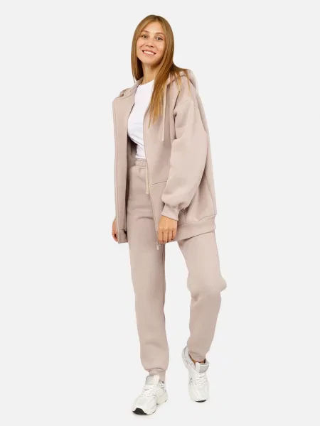 Кофта спортивна YUKI бежевий