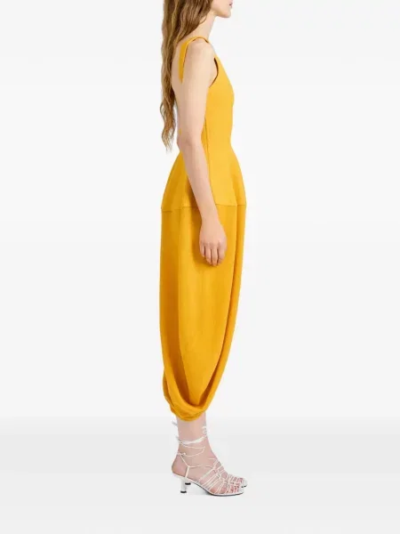 Rochie Proenza Schouler drapată galben