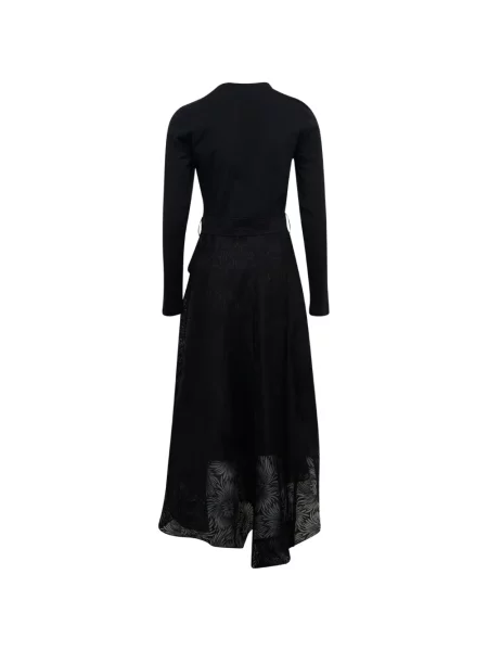 Cu centură rochie maxi 3.1 Phillip Lim cu model floral din jacard negru
