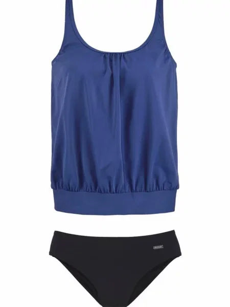 LASCANA Majica za kopanje modra