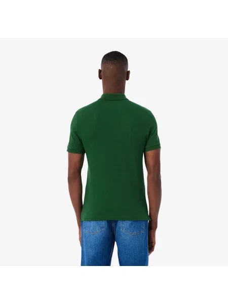 Поло Lacoste зеленое
