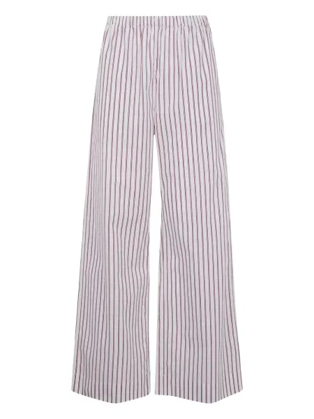 Pantaloni By Malene Birger cu dungi alb